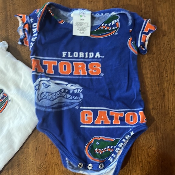 Sara Lynn Gator onesies. Set of 2. Snaps at bottom. - Picture 3 of 5